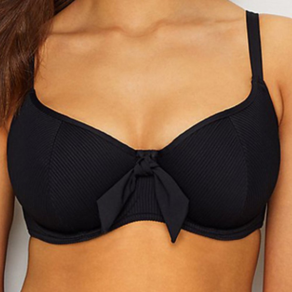 NWT | 32HH Freya Nouveau Bikini Top | Black
